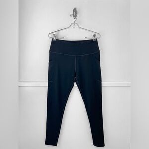 WOOLX Stella Merino Wool Blend Black Leggings